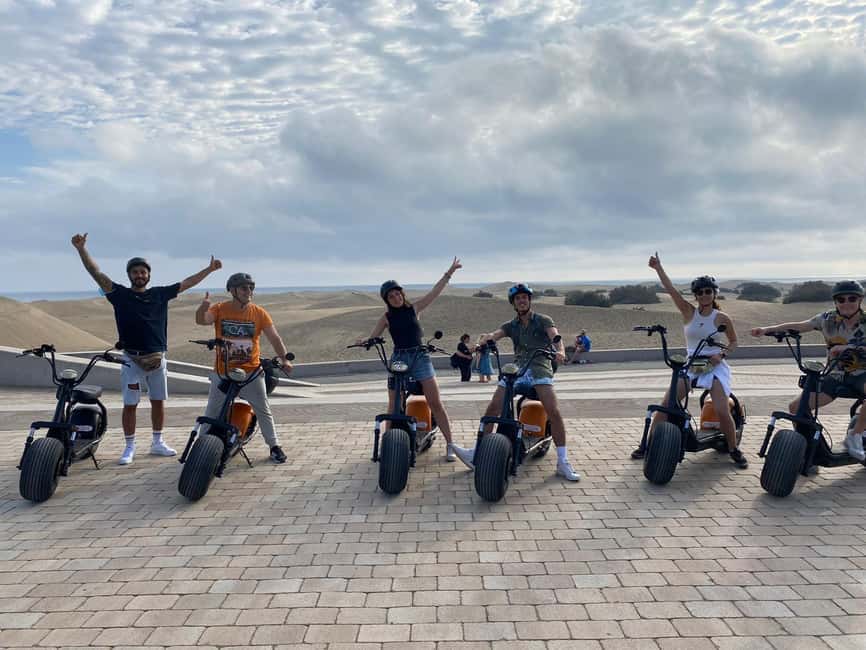 Rent e-Scooter 2 seat from 1 till 4 Hour: Explore Maspalomas - Why a two-seat e-scooter works well in Maspalomas