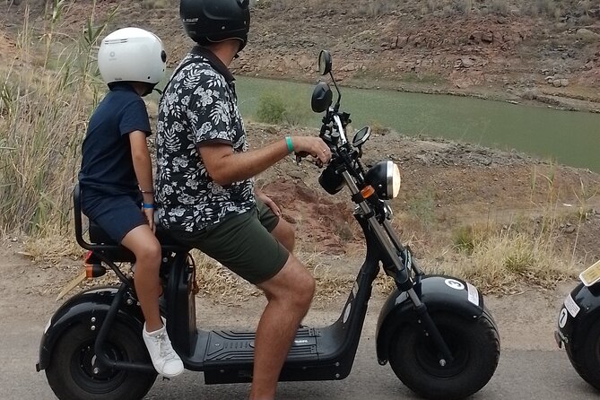 Rent e-Scooter 2 seater from 1 untill 4 Hour : Explore Maspalomas - San Agustín and the volcanic coast