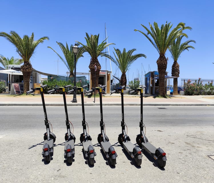 Rethymno: e-Scooter tour on the old and new town - Starting beside the marina