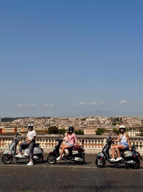 Rome: 1-Hour Vespa Ride as Passenger with a Local Driver - Roseto comunale and the route toward Trastevere