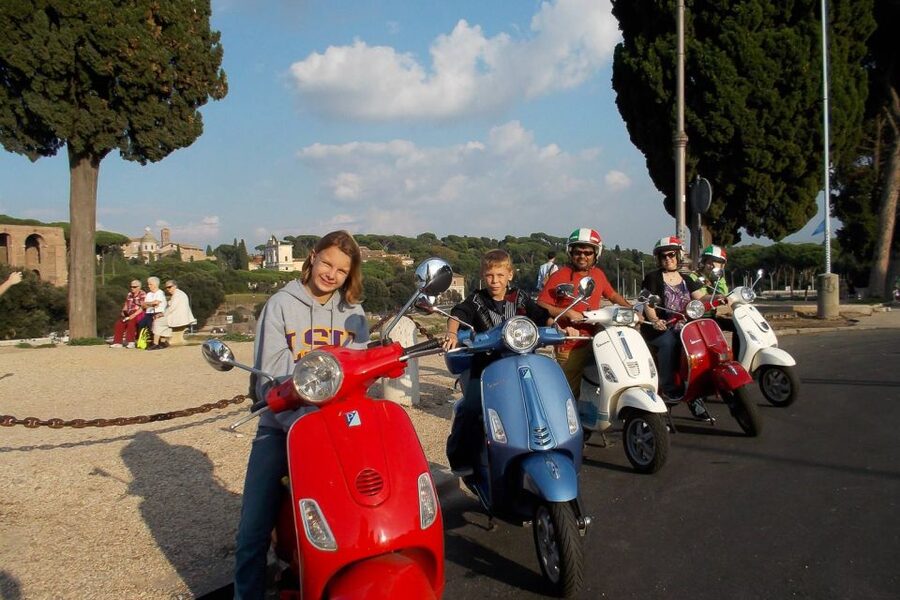 Rome 24-Hour Vespa Primavera Rental - Rome’s seven hills and wider views