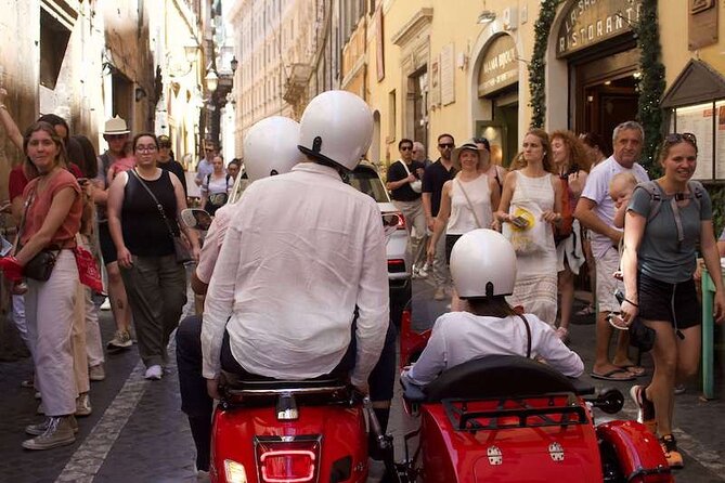 Rome 3 hours Vespa Sidecar Private Tour with Gelato - Starting at the Spanish Steps
