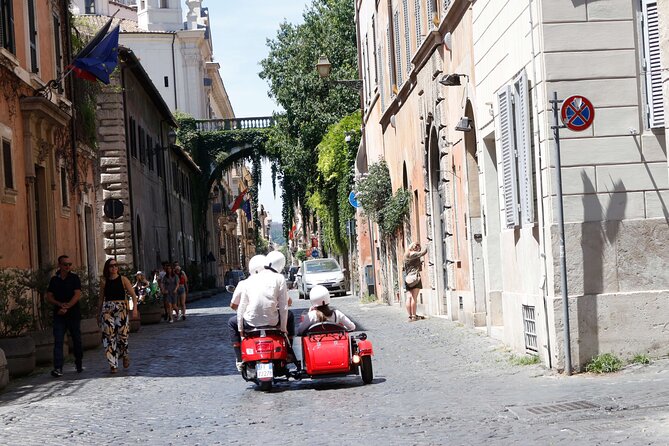 Rome 3 hours Vespa Sidecar Private Tour with Gelato - Trevi Fountain and the Spanish Steps