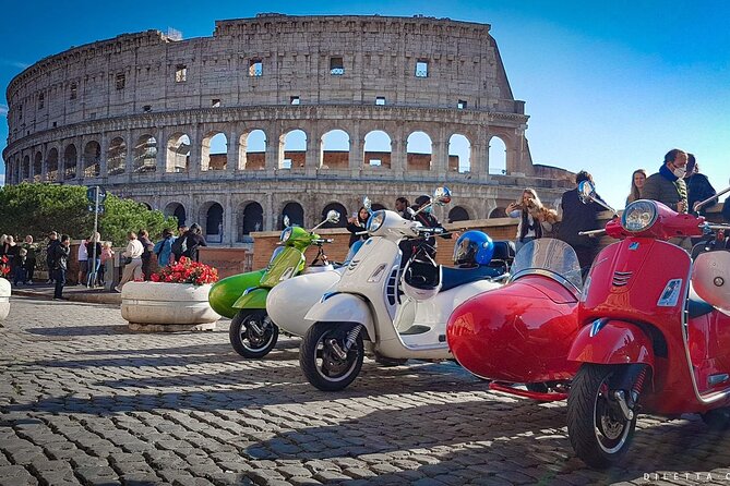 Rome Afternoon Sightseeing Vespa Sidecar Tour with Gourmet Gelato - Trevi Fountain without the long walk