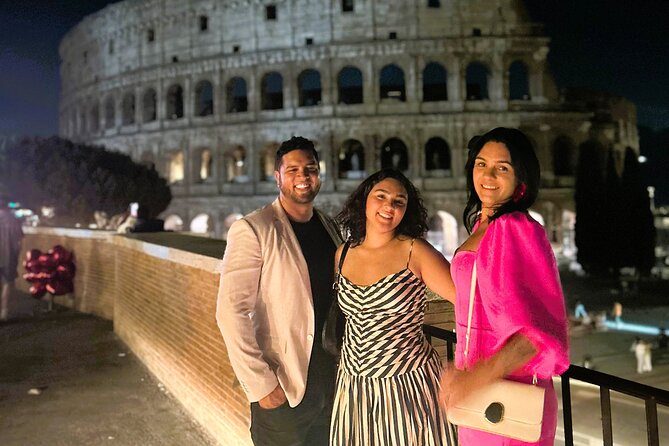 Rome by Night Vespa Ride: Icons of Rome - The Colosseum begins the evening with ancient drama