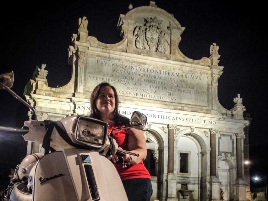 Rome by Night Vespa Tour With Driver/Private Guide - Baths of Caracalla and Porta San Sebastiano