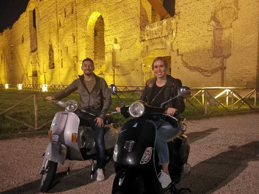 Rome by Night Vespa Tour With Driver/Private Guide - Meeting your driver and getting comfortable