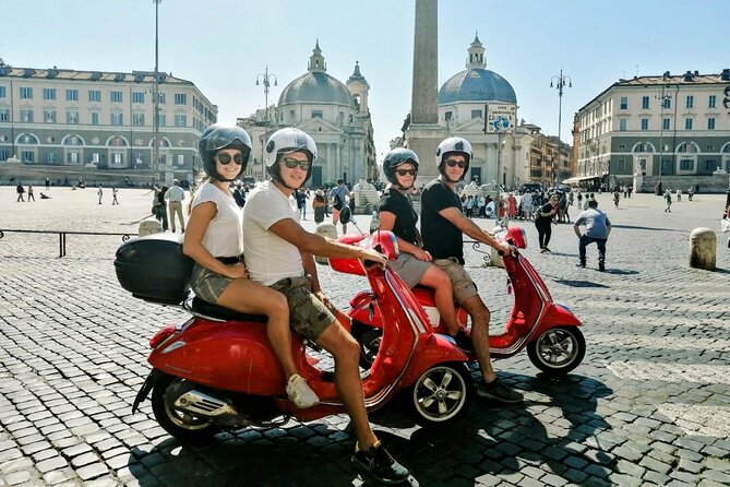 Rome by Vespa – with Francesco: the Best Guided Vespa Tour - Trevi Fountain and the Spanish Steps