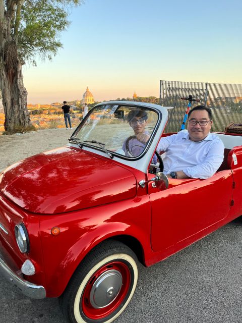 Rome: Evening Fiat 500 and Vespa Prosecco Tour - Choosing between the Fiat 500 and Vespa