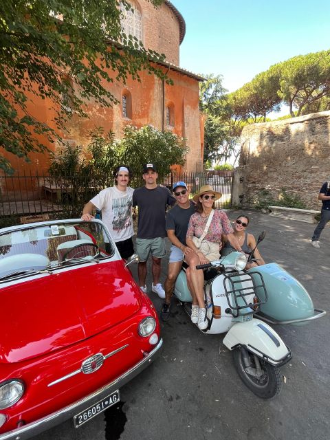 Rome: Evening Fiat 500 and Vespa Prosecco Tour - Hotel pickup makes the evening easy