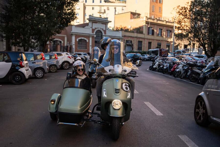 Rome: Evening Vespa Sidecar City Tour - Starting at Palazzo della Cancelleria