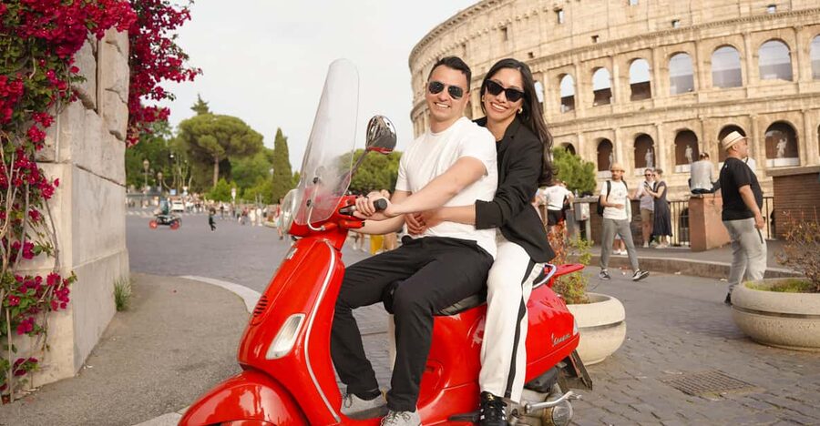 Rome: Guided City Food Tour by Vespa and Tastings - Campo de Fiori and the feel of a Roman market