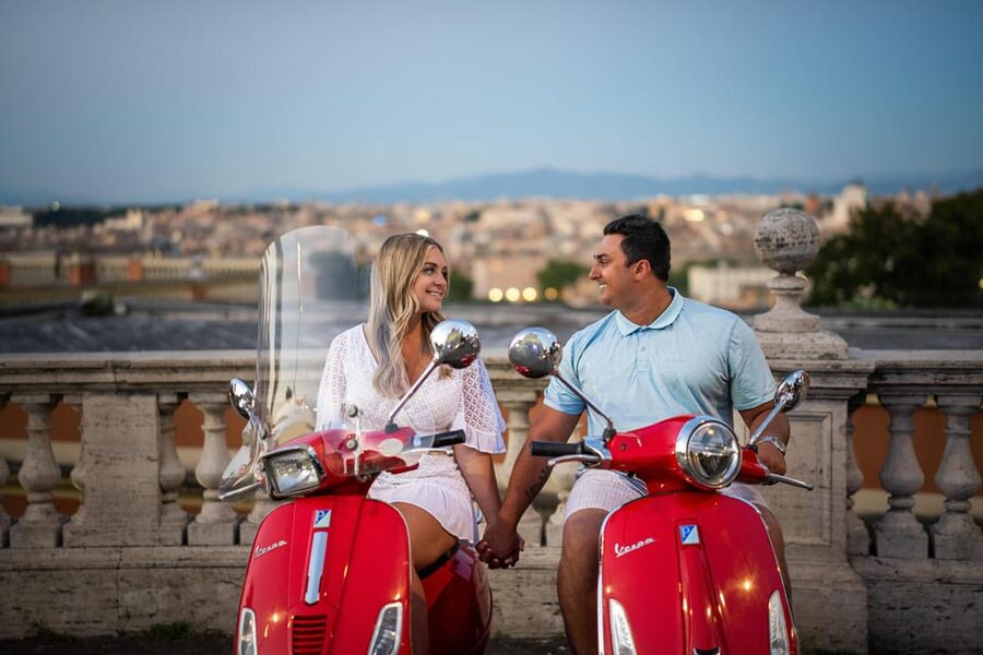 Rome: Hidden Gems Guided Vespa experience with Photos - Meeting near the Colosseum