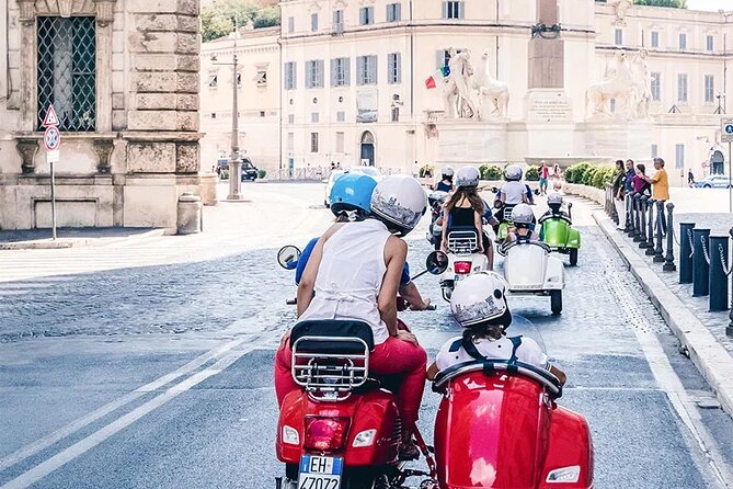 Rome Morning Vespa Sidecar Tour in Rome with Cappuccino - Piazza Navona and St. Peter’s Square