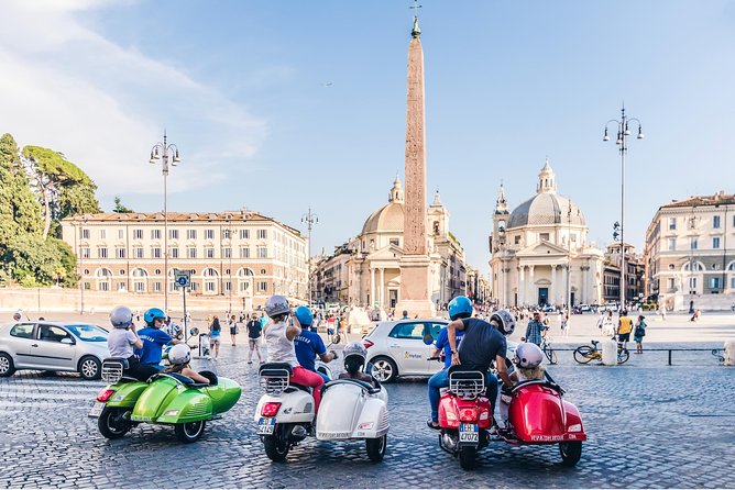 Rome Morning Vespa Sidecar Tour in Rome with Cappuccino - Janiculum Hill and the best broad view