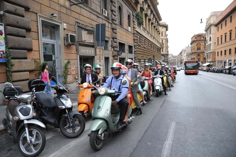 Rome: Nighttime Vespa Rental - A Rome Night Made for Your Own Route