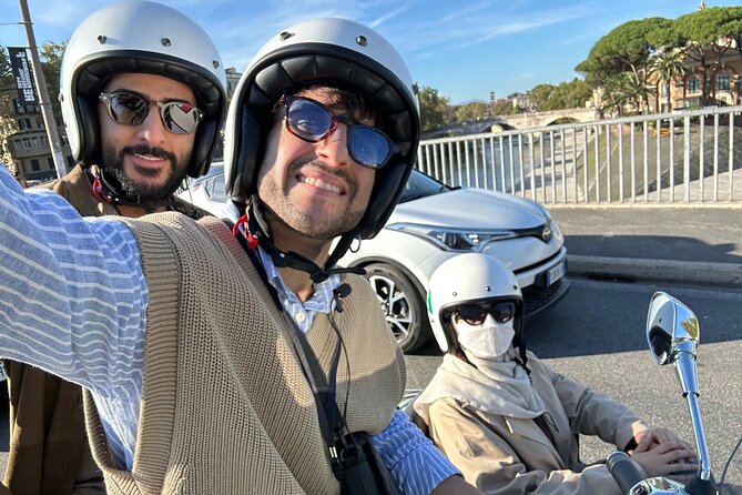 Rome Private Tour in a Vintage Vespa Sidecar Style for 90 Minutes - Trevi Fountain is the main photo stop