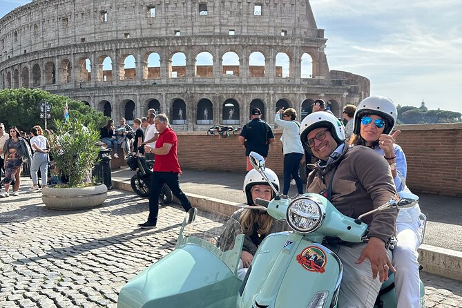 Rome Private Tour in a Vintage Vespa Sidecar Style for 90 Minutes - The Mouth of Truth adds a playful final stop