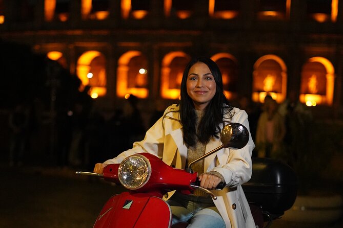 Rome Private Vespa Tour Pick-up from Hotel - Acqua Paola Fountain and Janiculum Hill