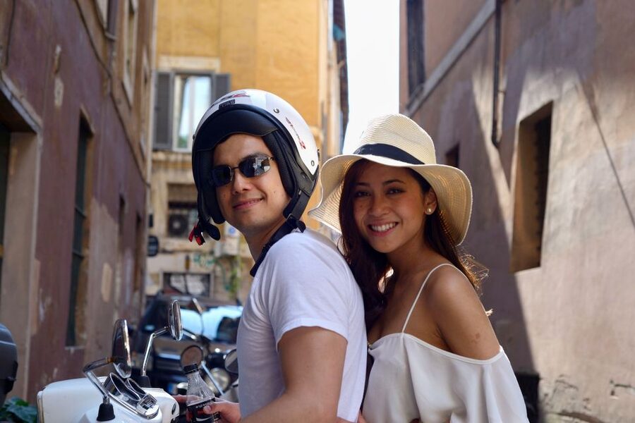 Rome: Self-Driven Sightseeing Tour by Vespa - Starting out with your guide and Vespa