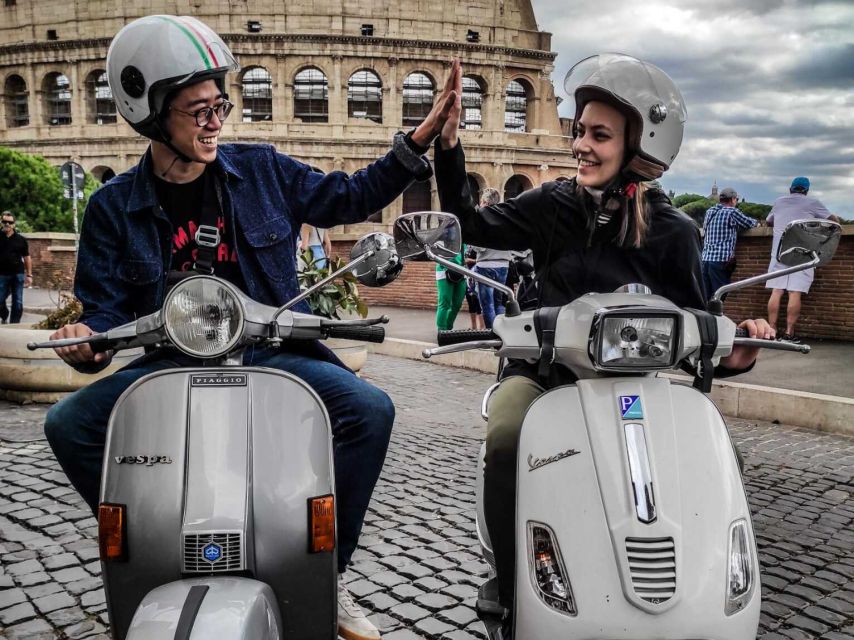 Rome Vespa Half-Day Tour with Private Driver - What the back-seat ride feels like