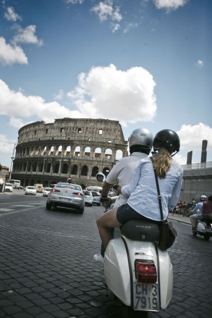 Rome Vespa Half-Day Tour with Private Driver - Pickup begins the three-hour Roman ride