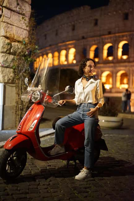 Rome: Vespa Night Experience with Aperol Spritz & Photos - The Keyhole View Toward St. Peter’s