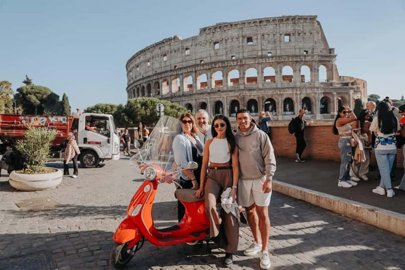 Rome: Vespa Ride in the Streets with Photography - Passing Circus Maximus