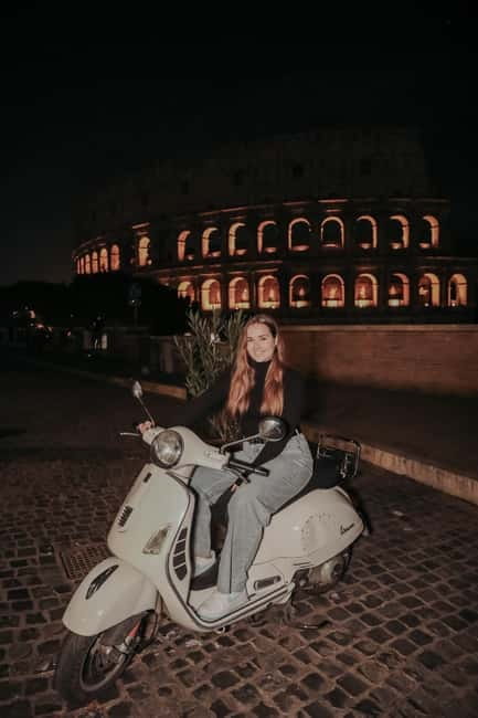 Rome: Vespa Ride in the Streets with Photography - Passing Castel Sant’Angelo and Piazza Venezia
