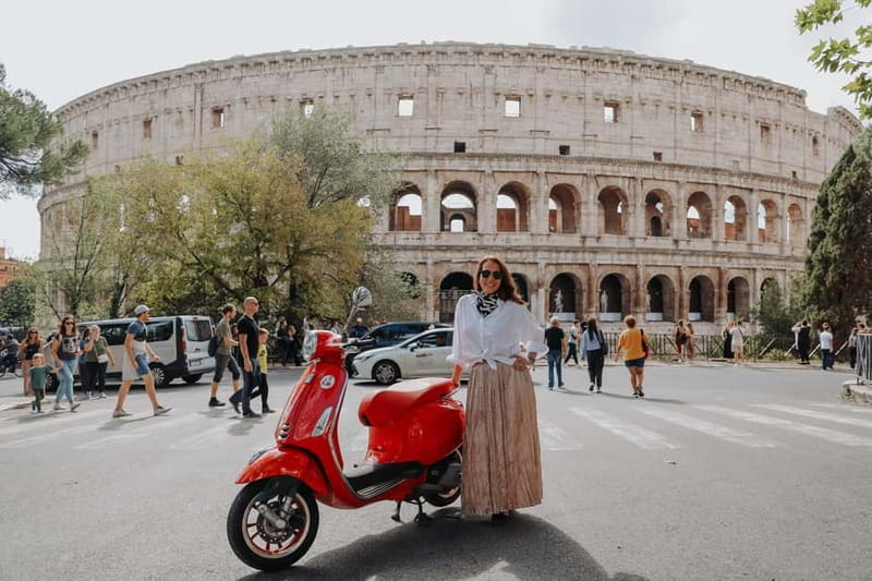 Rome: Vespa Ride in the Streets with Photography - The Value of $37