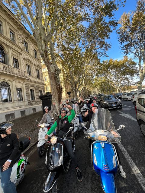 Rome: Vespa Self-Drive Tour with Gelato - Baths of Caracalla and the Pyramid of Cestius