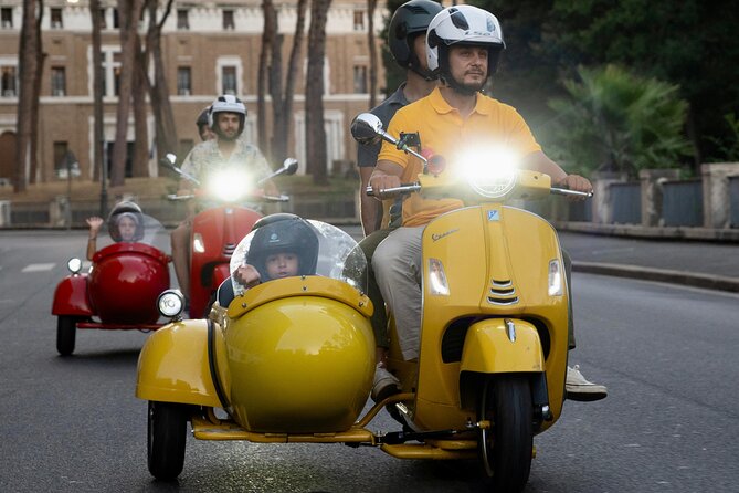 Rome Vespa Sidecar Tour — 90-Minute City Highlights Tour - Starting at the Colosseum