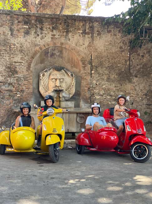 Rome Vespa Sidecar Tour: 90-Minute Panoramic Experience - Gianicolo Hill and the Fontana dell’Acqua Paola