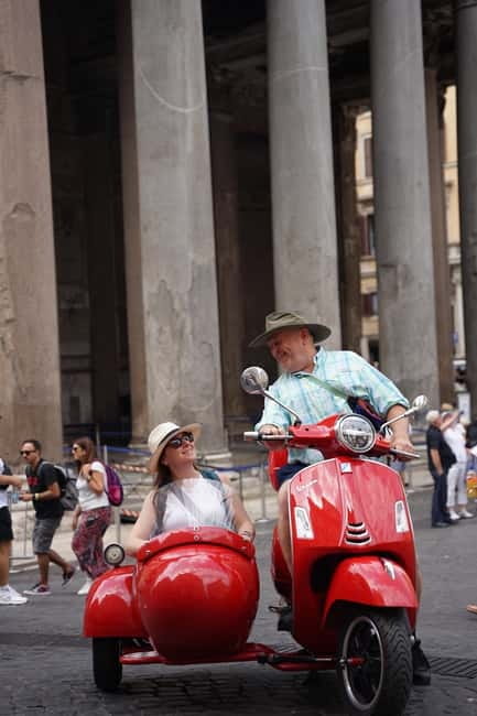 Rome Vespa Sidecar Tour: 90-Minute Panoramic Experience - Starting at Piazza di San Pantaleo
