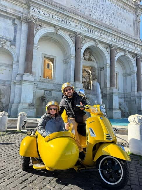 Rome: Vespa Sidecar Tour with Hotel Transfers & Gelato - What the guide adds to the ride