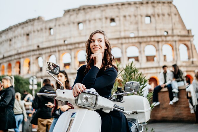 Rome Vespa Small Group Tour with Photoshoot - Janiculum Terrace and the long city view