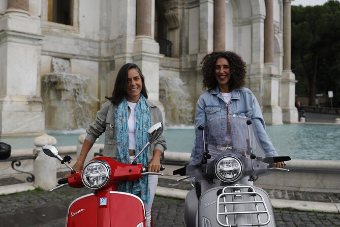 Rome Vespa Tour and Professional Photoshoot - Passing the Circus Maximus and reaching the Orange Garden