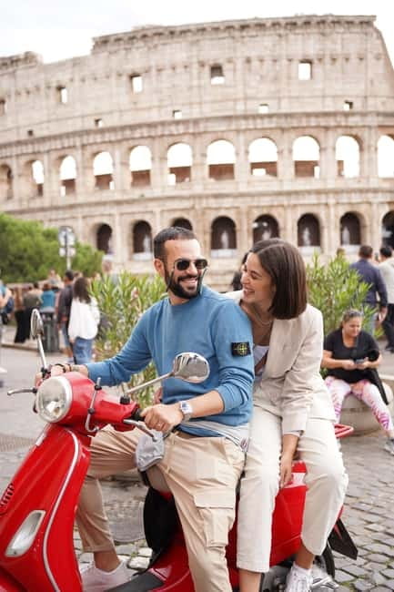 Rome Vespa Tour: Spirit of the Jubilee - Starting beside the Colosseum