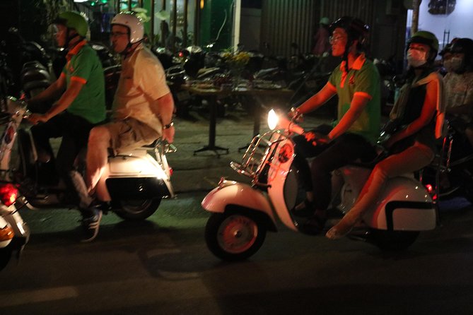 Saigon After Dark Vespa Street Food Tour + Live Music 4 hours - Banana cake and the stories behind street food