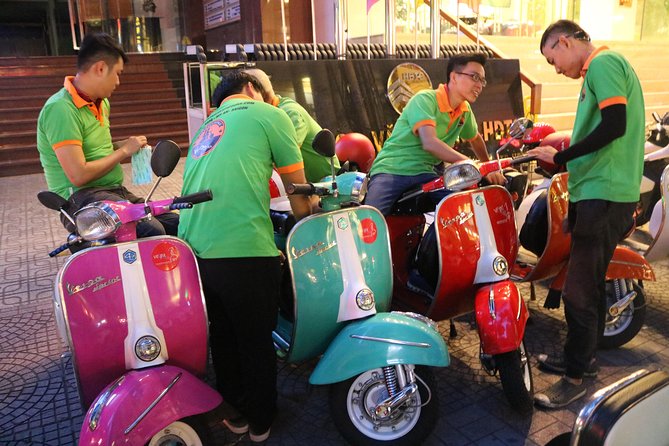 Saigon After Dark Vespa Street Food Tour + Live Music 4 hours - Ice cream before the music begins