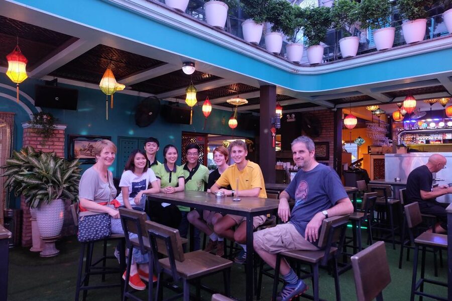 Saigon: Night Craft Beer And Street Food Tour By Vespa - Riding a Vespa through Saigon traffic