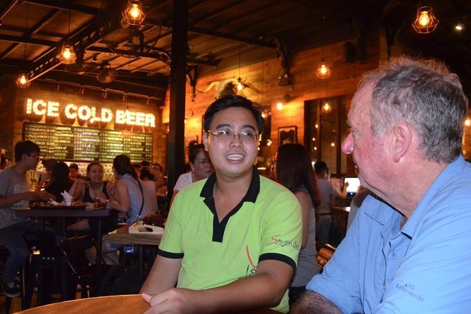 Saigon Night Scooter Experience And Local Food - Coffee in a bunker linked to the Independence Palace attack