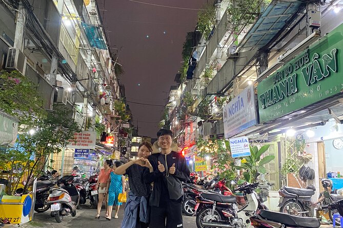Saigon Private Street Food Tours on Scooter with Local Bubbies - The 1968 Nguyen Thien Thuat apartment buildings