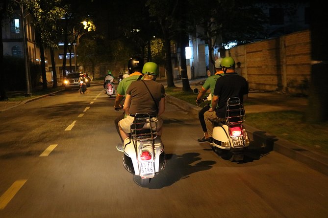 Saigon Vespa By Night Street Food Tour 4,5 Hours - Vietnamese coffee and live music