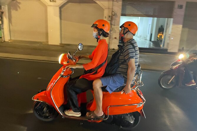 Saigon Vespa By Night Street Food With Female Riders Ao Dai - The 6 pm start and first taste of local food