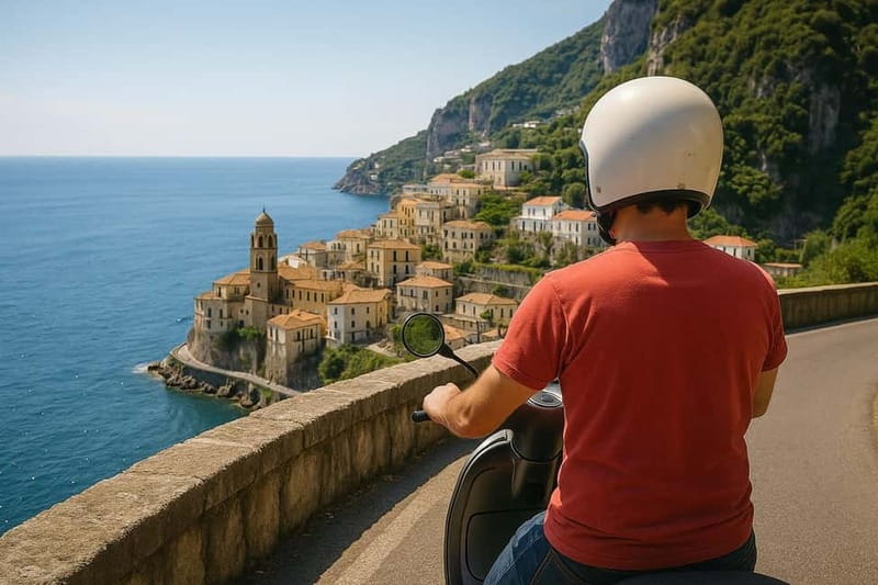 Salerno: Scooter Rental to travel the Amalfi Coast - Atrani is small but worth noticing