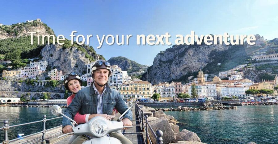 Salerno: Scooter Rental to travel the Amalfi Coast - Positano is the grand finish