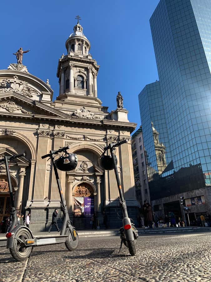 Santiago: Electric Scooter City Tour with Lunch - Starting on Avenida Ejército Libertador