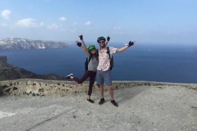 Santorini Tour on Electric Bikes & Scooters