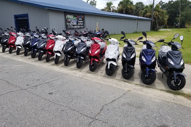 Savannah Scooter and Trike Rental with Helmet - What the ride feels like in town